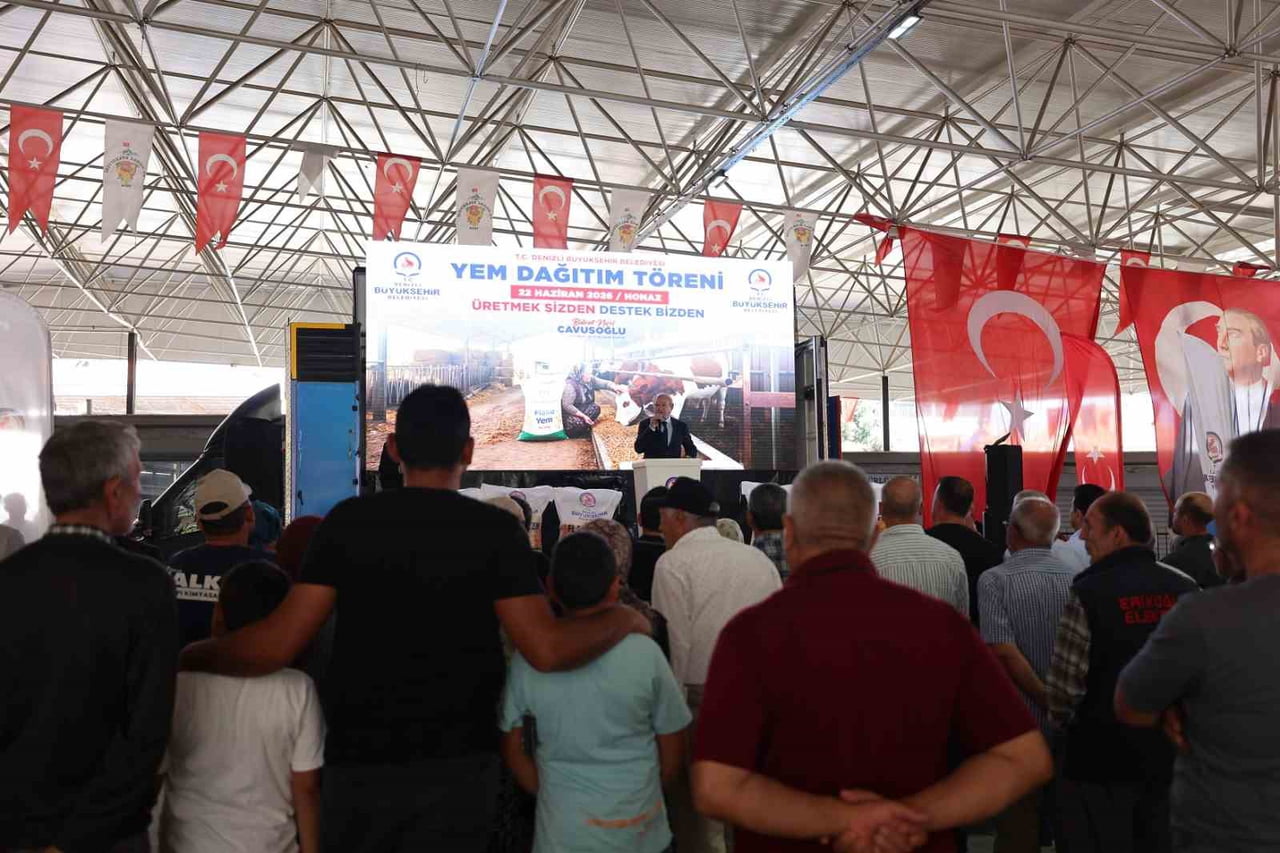 DENİZLİ BÜYÜKŞEHİR BELEDİYESİ, HAYVANCILIKLA UĞRAŞAN ÜRETİCİLERE YÖNELİK YEM DESTEĞİ PROGRAMINI...