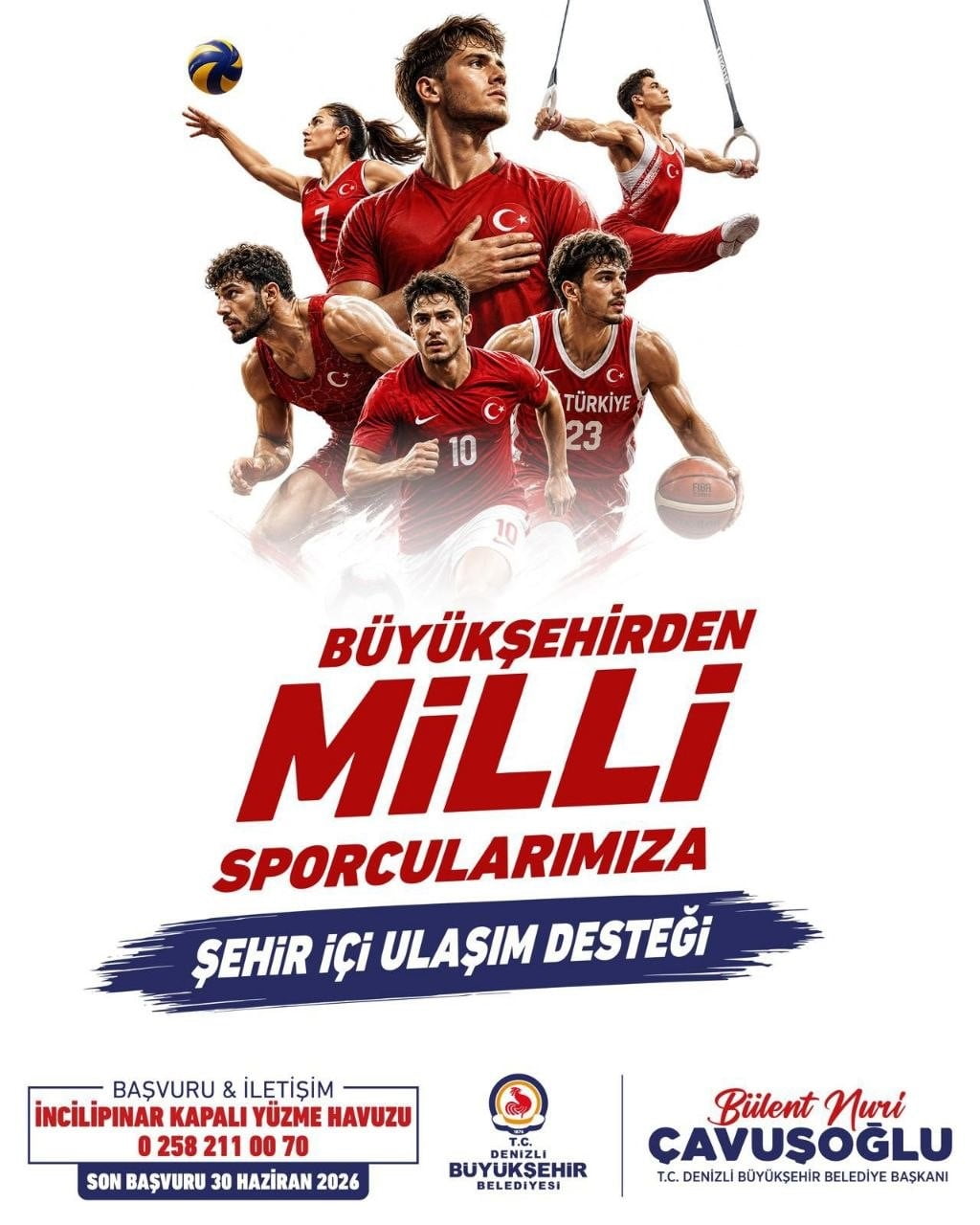 DENİZLİ BÜYÜKŞEHİR BELEDİYESİ, KENTİ ULUSAL VE ULUSLARARASI ARENADA BAŞARIYLA TEMSİL EDEN MİLLİ...