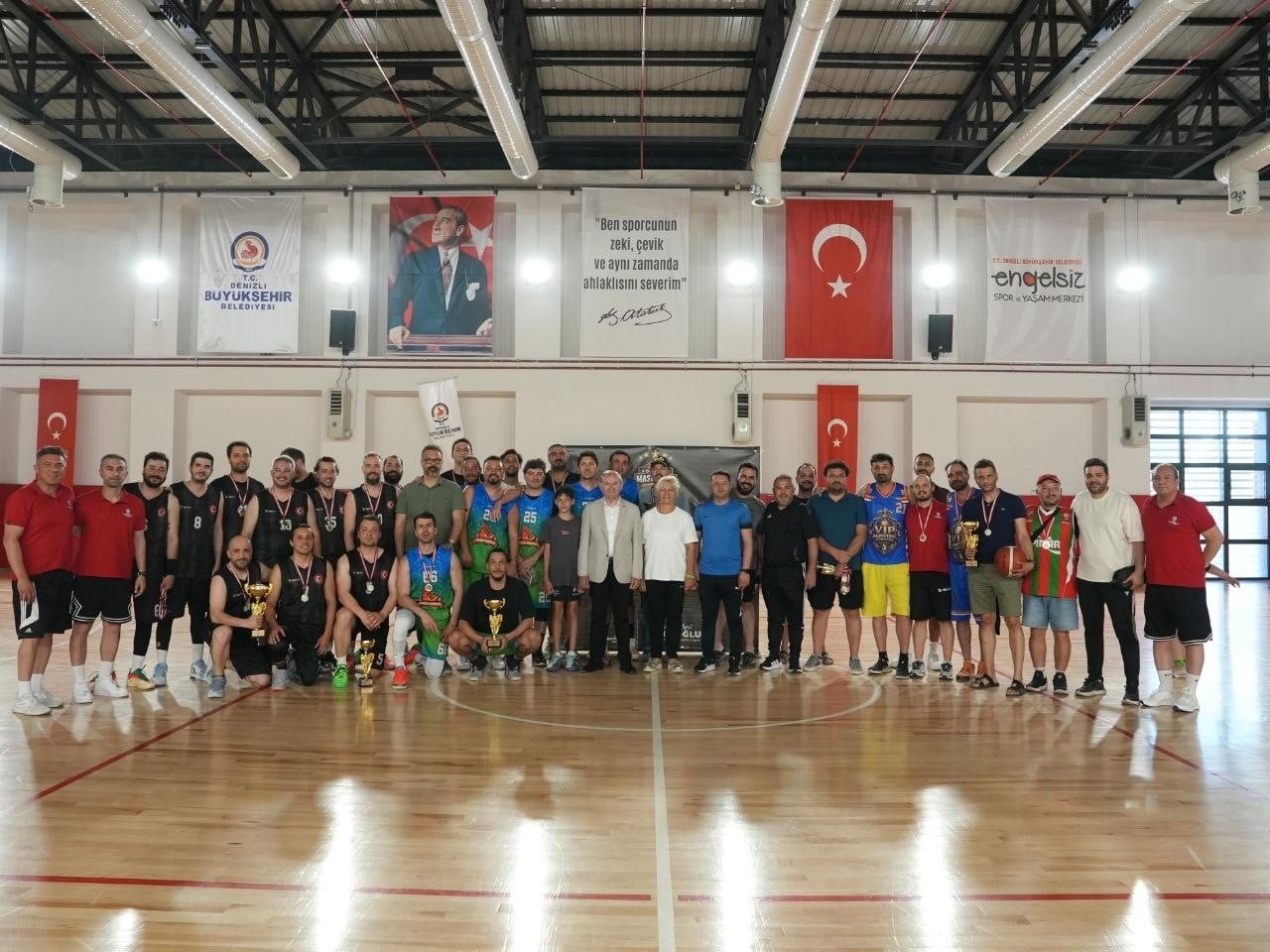 DENİZLİ BÜYÜKŞEHİR BELEDİYESİ’NİN EV SAHİPLİĞİNDE DÜZENLENEN MASTER CUP +35 BASKETBOL TURNUVASI...