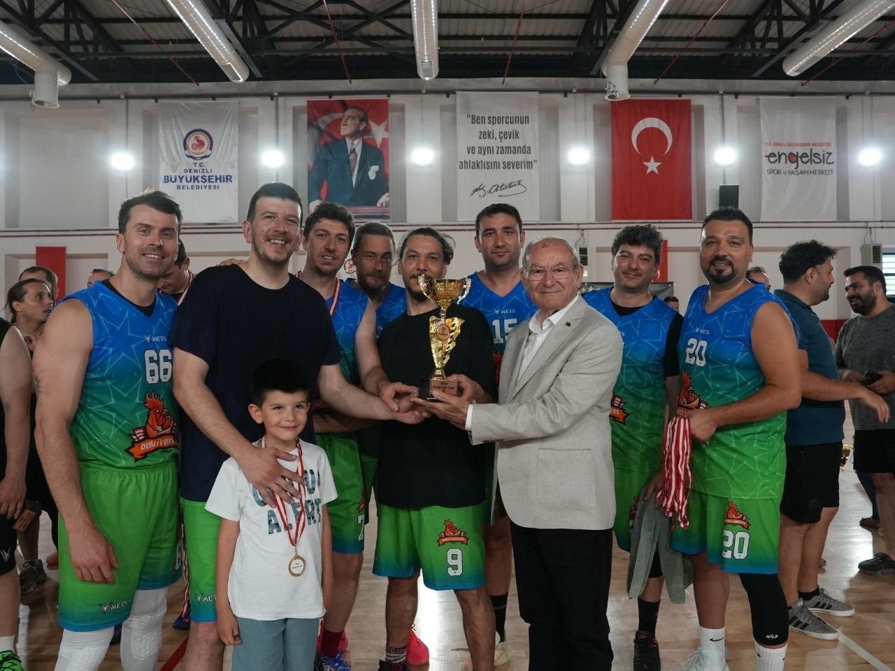 DENİZLİ BÜYÜKŞEHİR BELEDİYESİ’NİN EV SAHİPLİĞİNDE DÜZENLENEN MASTER CUP +35 BASKETBOL TURNUVASI...