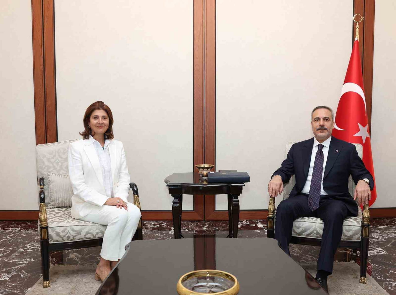 DIŞİŞLERİ BAKANI HAKAN FİDAN, ANKARA'DA BİRLEŞMİŞ MİLLETLER (BM) GENEL SEKRETERİ’NİN KIBRIS...