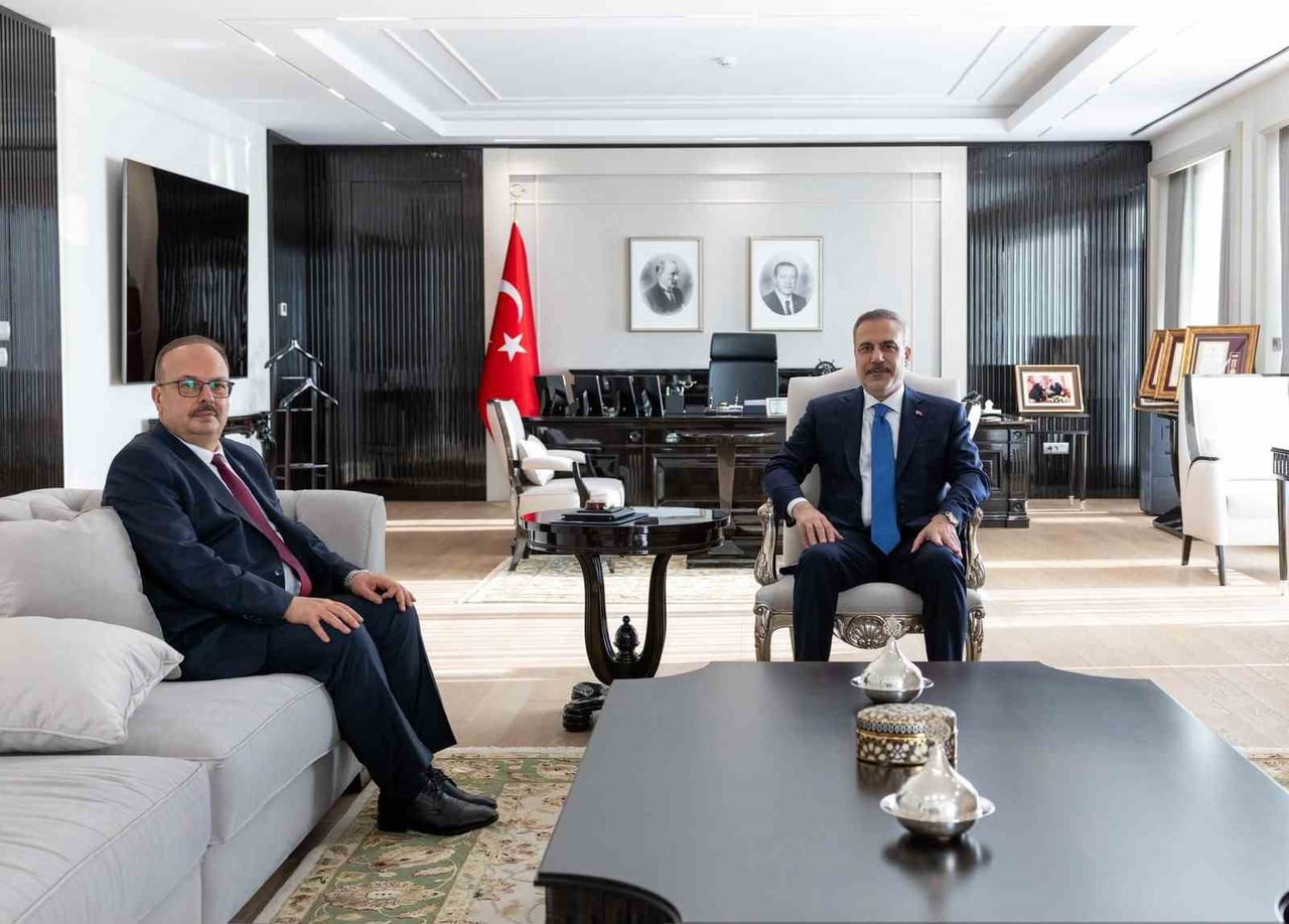 DIŞİŞLERİ BAKANI HAKAN FİDAN, BUGÜN ANKARA VALİSİ YAKUP CANBOLAT’I KABUL ETTİ.