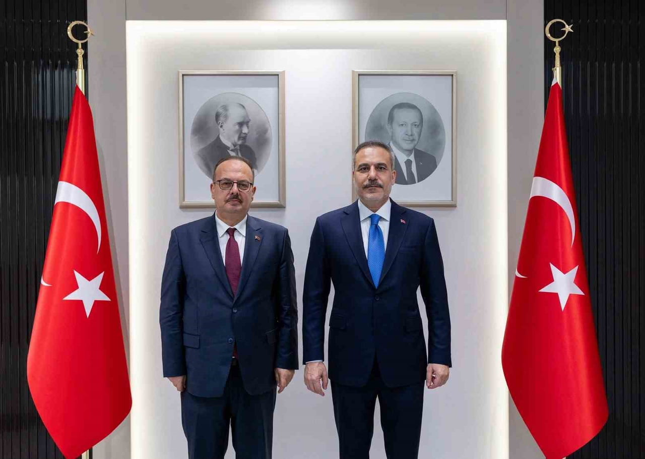 DIŞİŞLERİ BAKANI HAKAN FİDAN, BUGÜN ANKARA VALİSİ YAKUP CANBOLAT’I KABUL ETTİ.