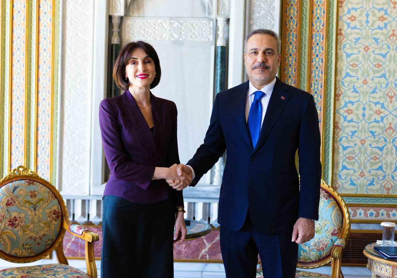 DIŞİŞLERİ BAKANI HAKAN FİDAN, GÜRCİSTAN BAŞBAKAN YARDIMCISI VE DIŞİŞLERİ BAKANI MAKA...