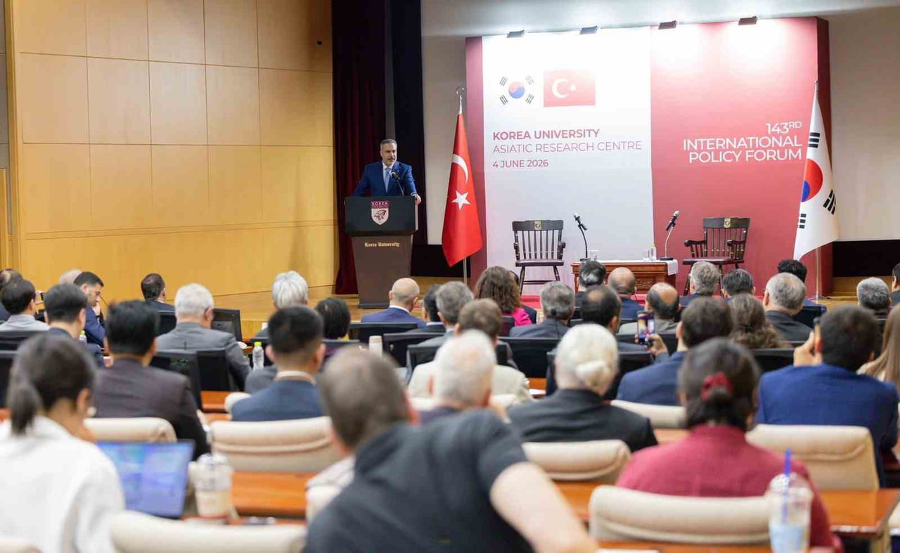 DIŞİŞLERİ BAKANI HAKAN FİDAN, SEUL'DE KORE ÜNİVERSİTESİ'NCE DÜZENLENEN "143. ULUSLARARASI POLİTİKA...
