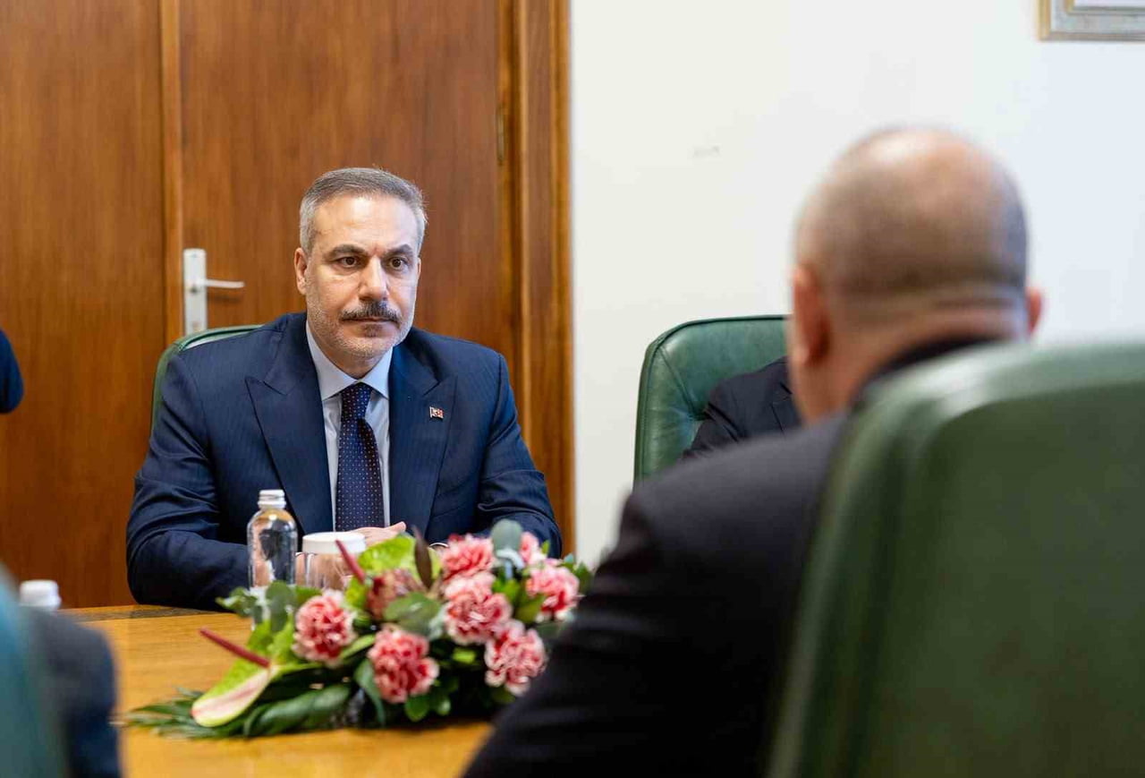 DIŞİŞLERİ BAKANI HAKAN FİDAN, SOFYA ZİYARETİ KAPSAMINDA BULGARİSTAN BAŞBAKANI RUMEN RADEV...