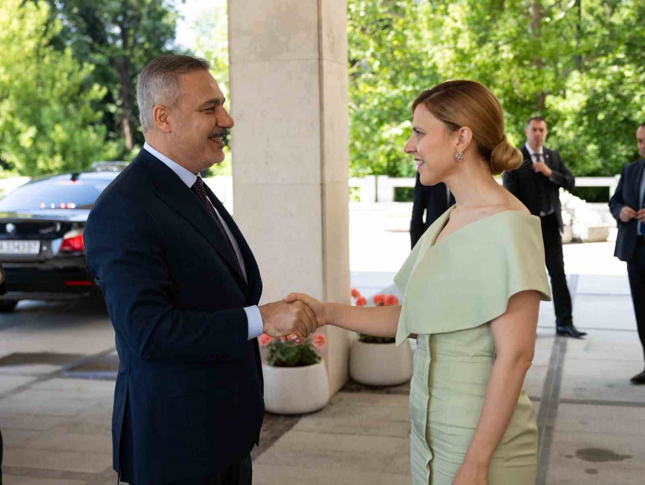 DIŞİŞLERİ BAKANI HAKAN FİDAN, SOFYA ZİYARETİ KAPSAMINDA BULGARİSTAN DIŞİŞLERİ BAKANI VELİSLAVA...