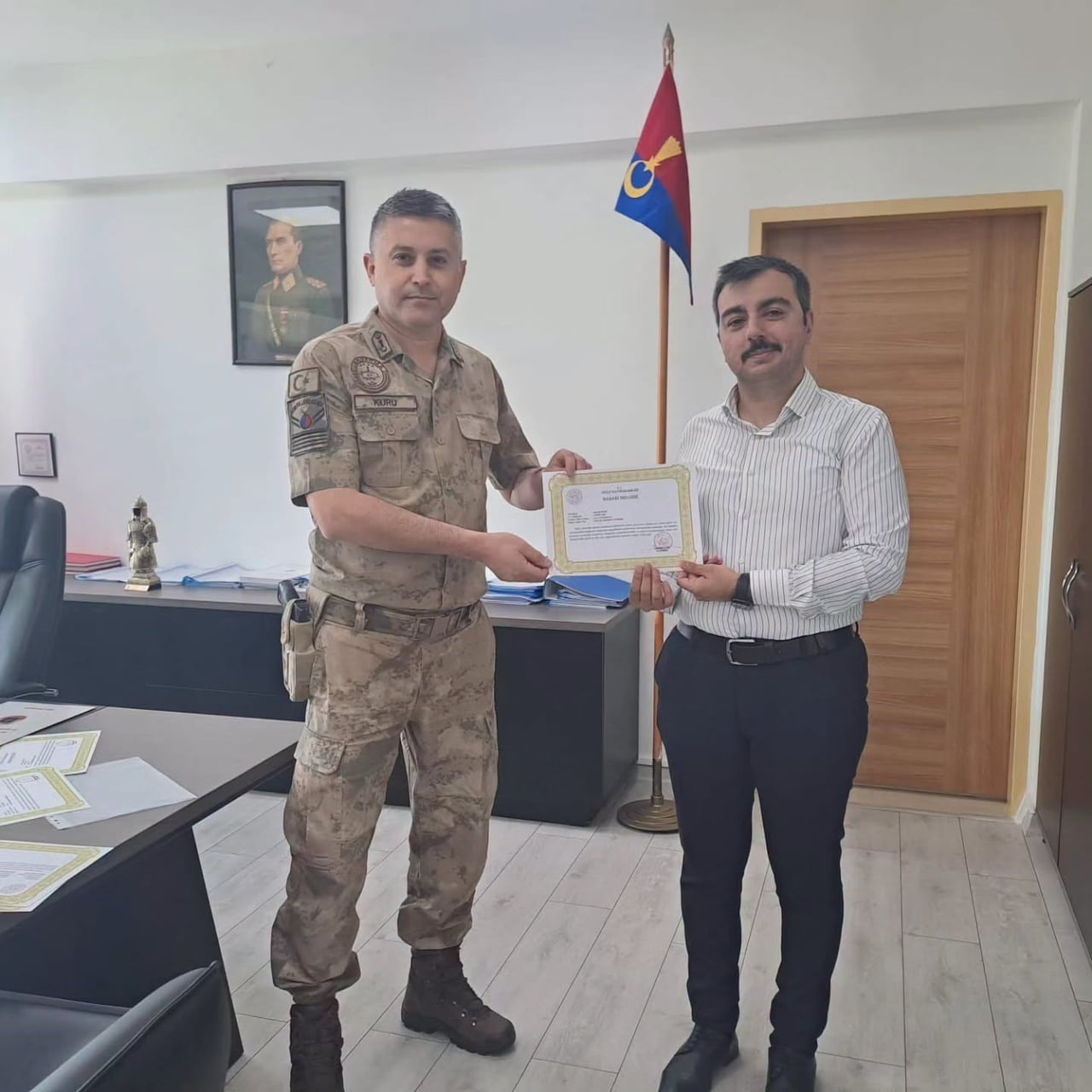 DİYARBAKIR'IN DİCLE KAYMAKAMI MUSTAFA ATIŞ, İLÇEDE JANDARMA SORUMLULUK BÖLGESİNDE ASAYİŞ VE...