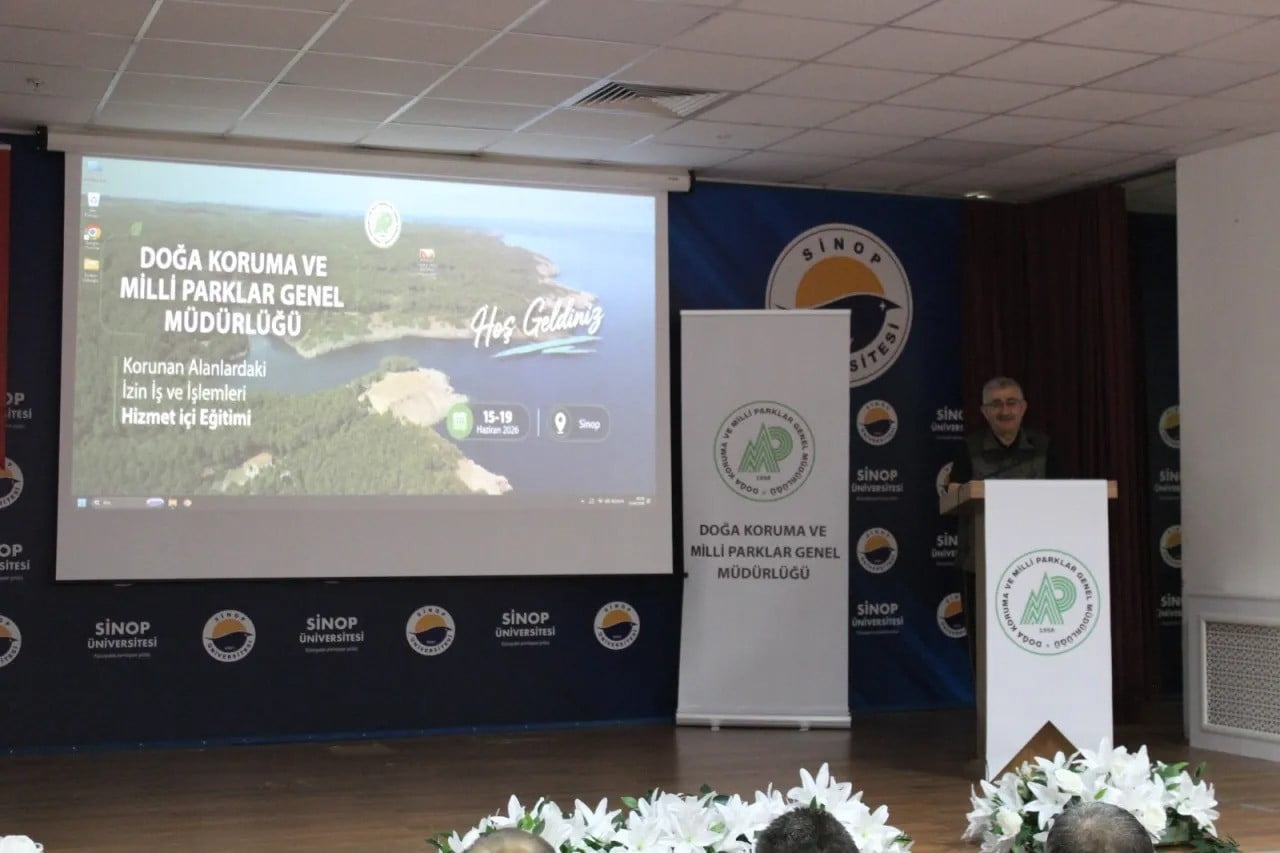 DOĞA KORUMA VE MİLLİ PARKLAR GENEL MÜDÜR YARDIMCISI AHMET USTA KONUŞMA YAPTI