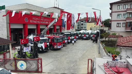 Düzce Belediyesi'ne 12 araçlık takviye