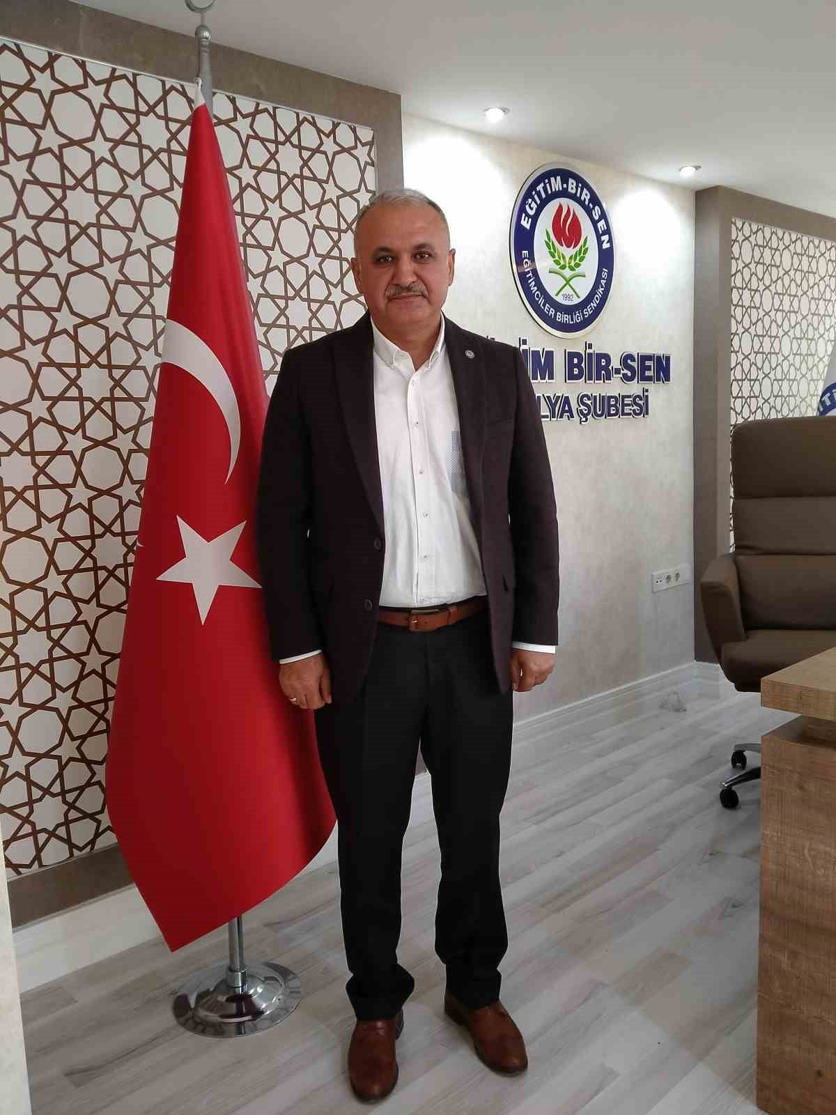 EĞİTİM BİR SEN ŞUBE BAŞKANI EYÜP BÜLENT MİRAN, LİSELERE GEÇİŞ SİSTEMİ (LGS) SINAVI ÖNCESİNDE...