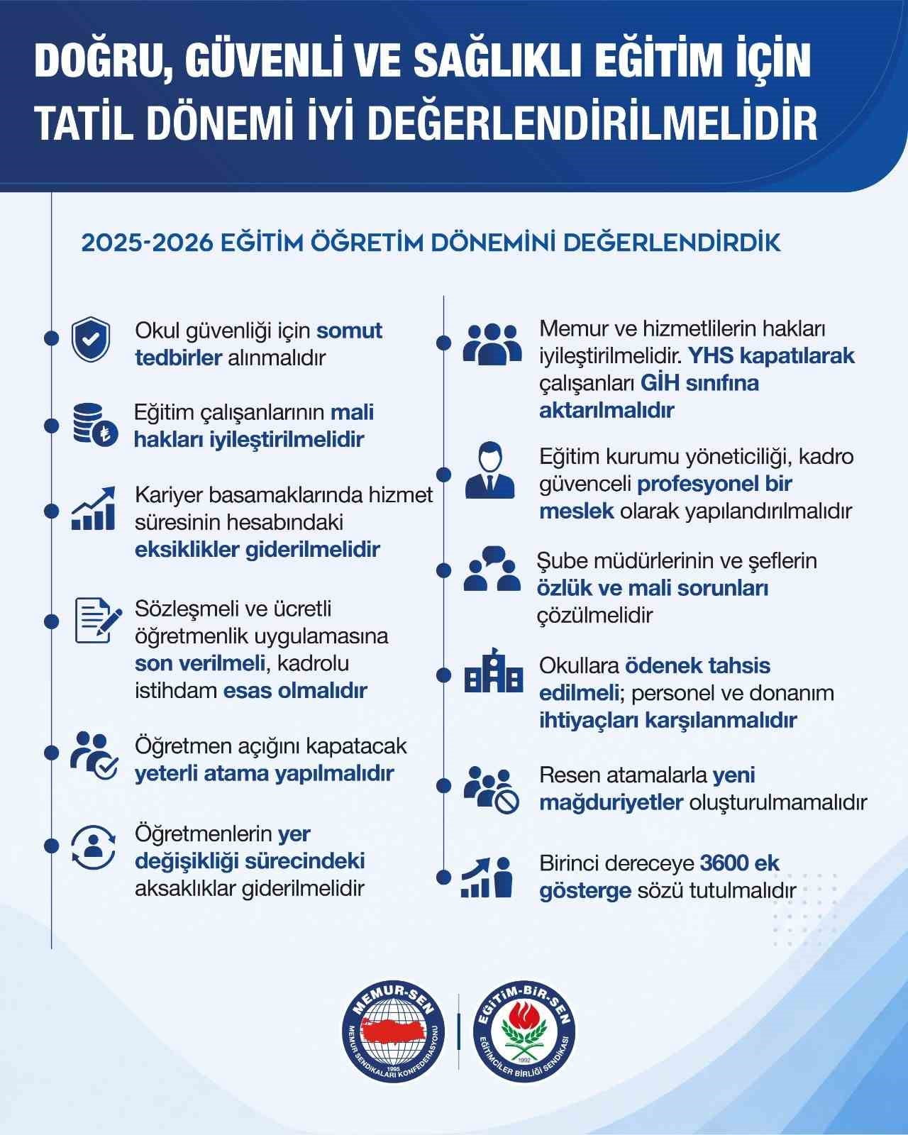 EĞİTİM-BİR-SEN TARAFINDAN, 2025-2026 EĞİTİM-ÖĞRETİM YILININ SONA ERMESİ DOLAYISIYLA EĞİTİM...