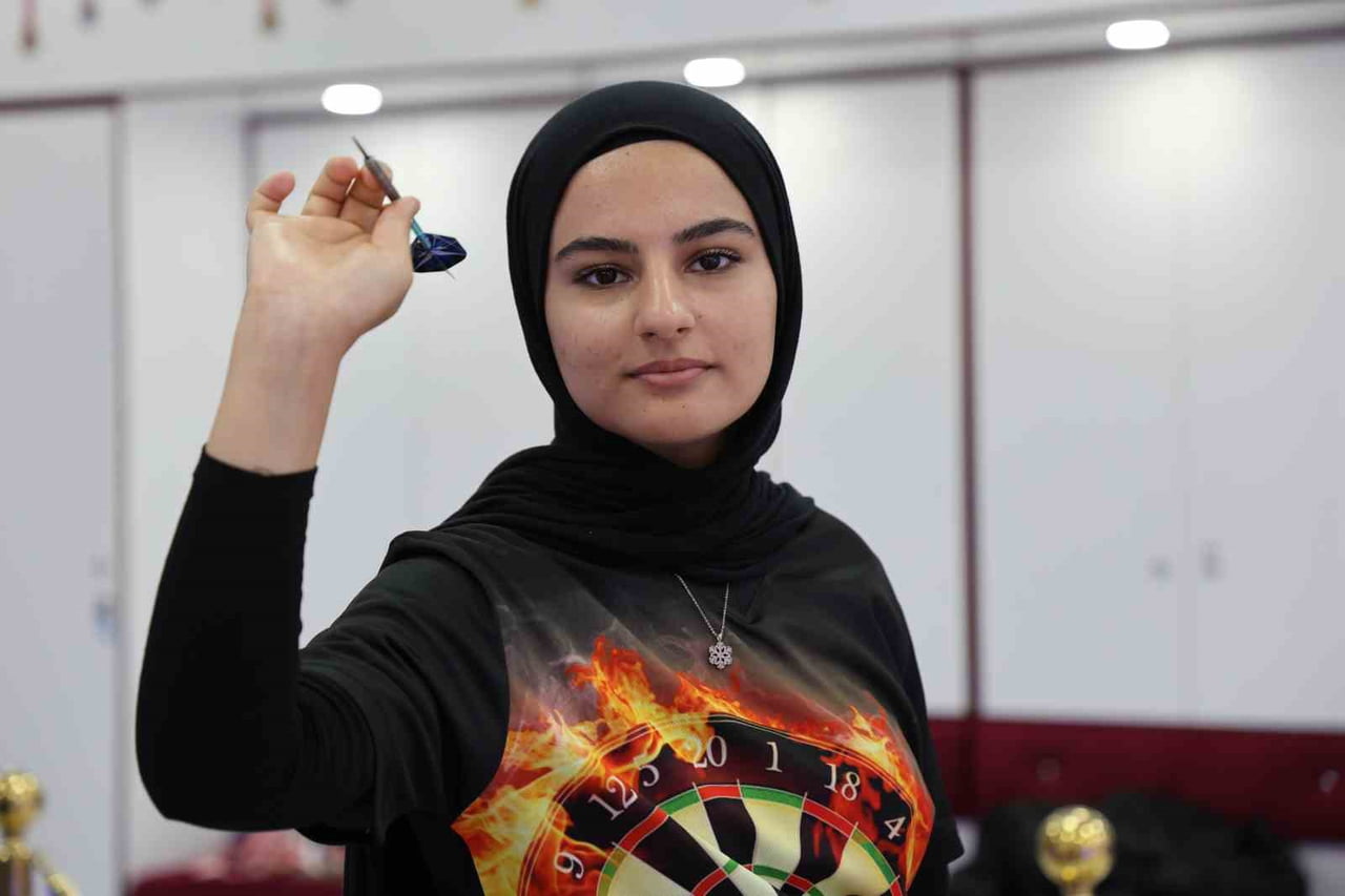 ELAZIĞ GENÇLİK VE SPOR İL MÜDÜRLÜĞÜ BÜNYESİNDE FAALİYET GÖSTEREN DART SALONU, SON DÖNEMDE KADIN...