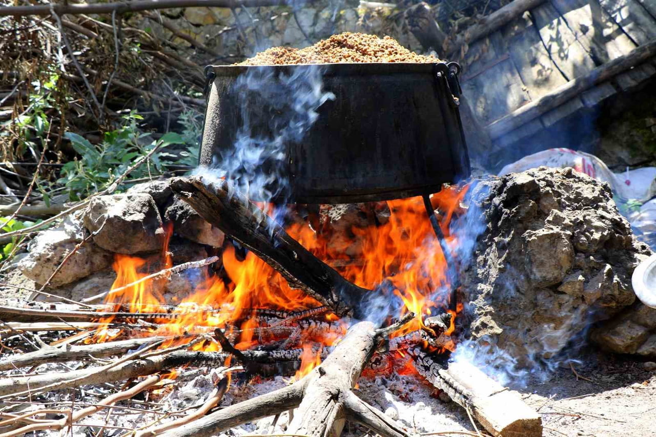 ERZİNCAN'IN KEMALİYE İLÇESİ VE KÖYLERİNDE, YÜZYILLARDIR SÜRDÜRÜLEN GELENEKSEL YÖNTEMLERLE DUT...