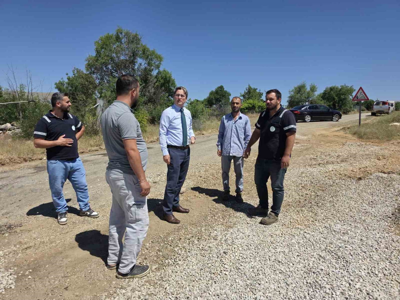 ERZİNCAN'IN KEMALİYE İLÇESİNDE, 16 KÖYÜ İLÇE MERKEZİNE BAĞLAYAN TOPKAPI GRUP KÖY YOLU'NDA İKİNCİ...