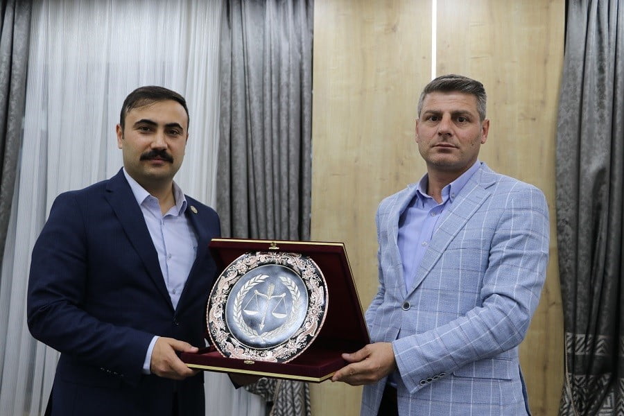 ERZİNCAN ADLİYESİ'NDE TAYİNİ ÇIKAN BAŞSAVCI VE SAVCILARA VEDA