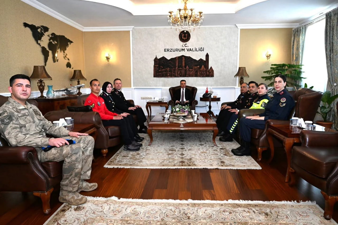 ERZURUM VALİSİ AYDIN BARUŞ, JANDARMA TEŞKİLATI'NIN 187'NCİ KURULUŞ YIL DÖNÜMÜ MÜNASEBETİYLE İL...