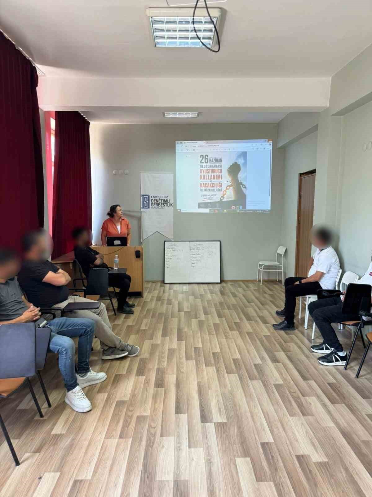 ESKİŞEHİR DENETİMLİ SERBESTLİK MÜDÜRLÜĞÜ, 26 HAZİRAN ULUSLARARASI UYUŞTURUCU KULLANIMI VE...