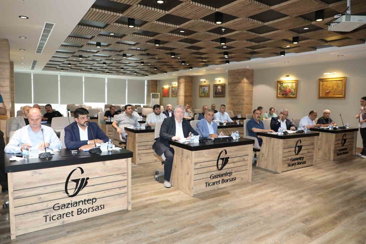 GAZİANTEP TİCARET BORSASI (GTB) HAZİRAN AYI OLAĞAN MECLİS TOPLANTISI, GTB MECLİS BAŞKANI AHMET...