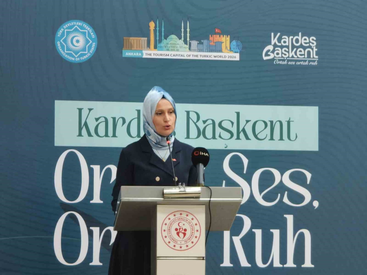 GENÇLİK VE SPOR BAKANLIĞI BAKAN MÜŞAVİRİ ELİF GÜNEŞ KONUŞMA YAPTI