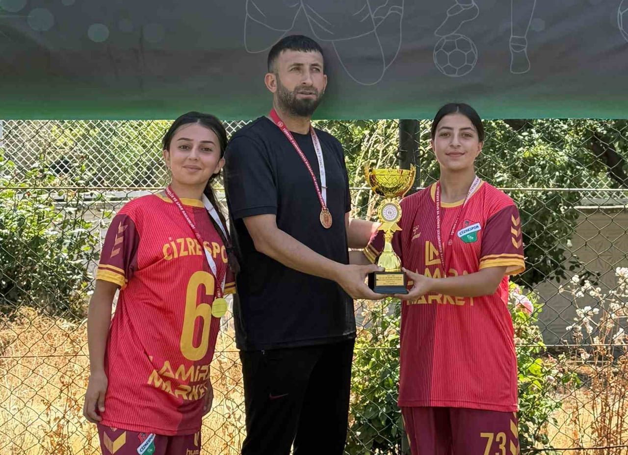 GENÇLİK VE SPOR BAKANLIĞI TARAFINDAN DÜZENLENEN "5X5 SOKAKLAR BİZİM" FUTBOL TURNUVASINDA CİZRE...
