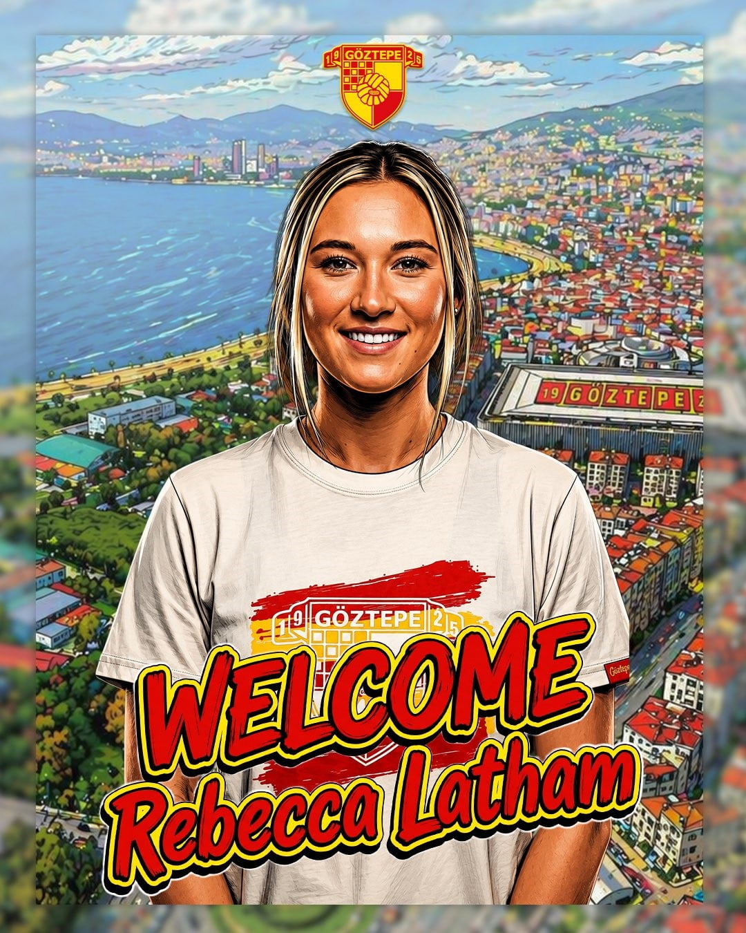 GÖZTEPE VOLEYBOL, REBECCA LATHAM’I KADROSUNA KATTI