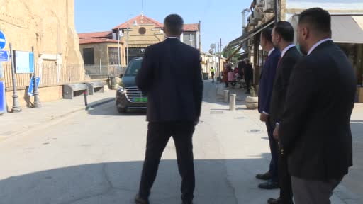 İçişleri Bakanı Mustafa Çiftçi, Kuzey Kıbrıs Türk Cumhuriyeti’nde (KKTC) ziyaret ettiği Selimiye...
