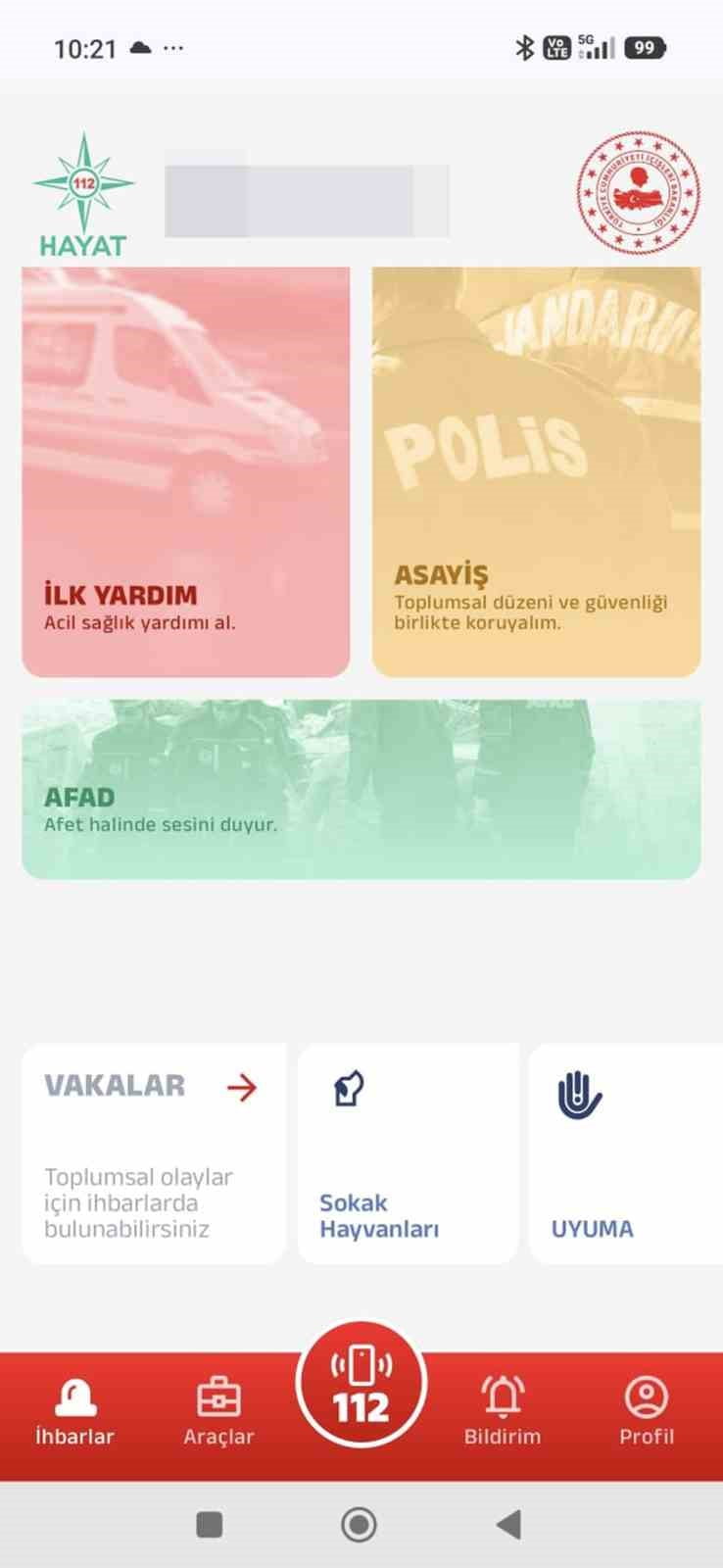 İÇİŞLERİ BAKANLIĞI TARAFINDAN GELİŞTİRİLEN VE KISA SÜRE ÖNCE KAMUOYUNA TANITILAN ‘HAYAT 112 ACİL’...