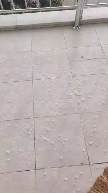 İNEGÖL DOLU VE SAĞANAK YAĞIŞA TESLİM OLDU