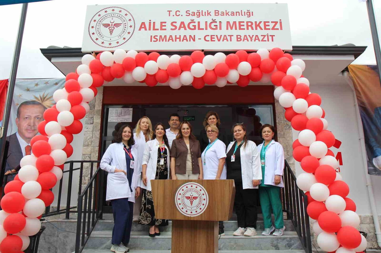 ISMAHAN-CEVAT BAYAZİT AİLE SAĞLIĞI MERKEZİ DÜZENLENEN TÖRENLE HİZMETE AÇILDI.