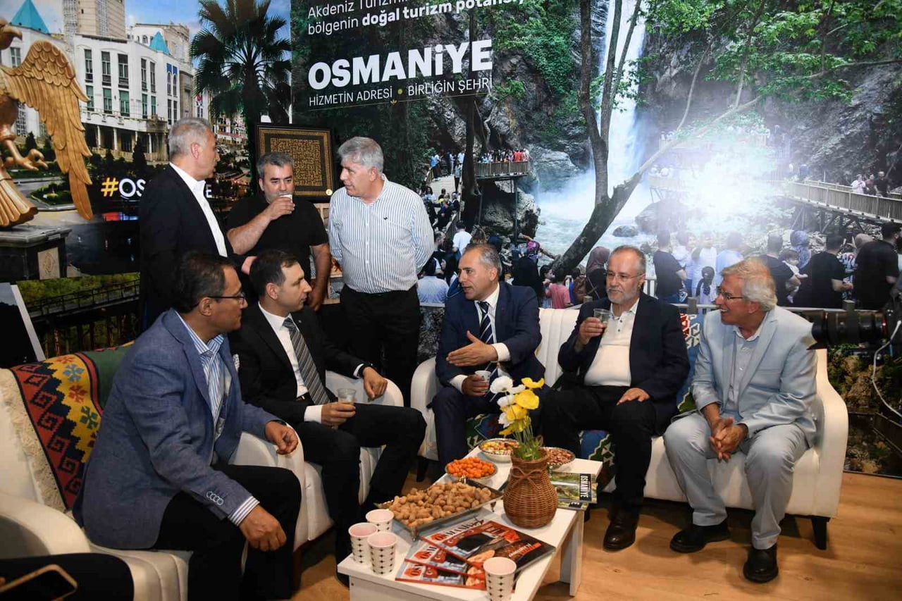 İSTANBUL’DA DÜZENLENEN AKDENİZ İLLERİ TANITIM GÜNLERİNE KATILAN OSMANİYE BELEDİYESİ BAŞKANI...