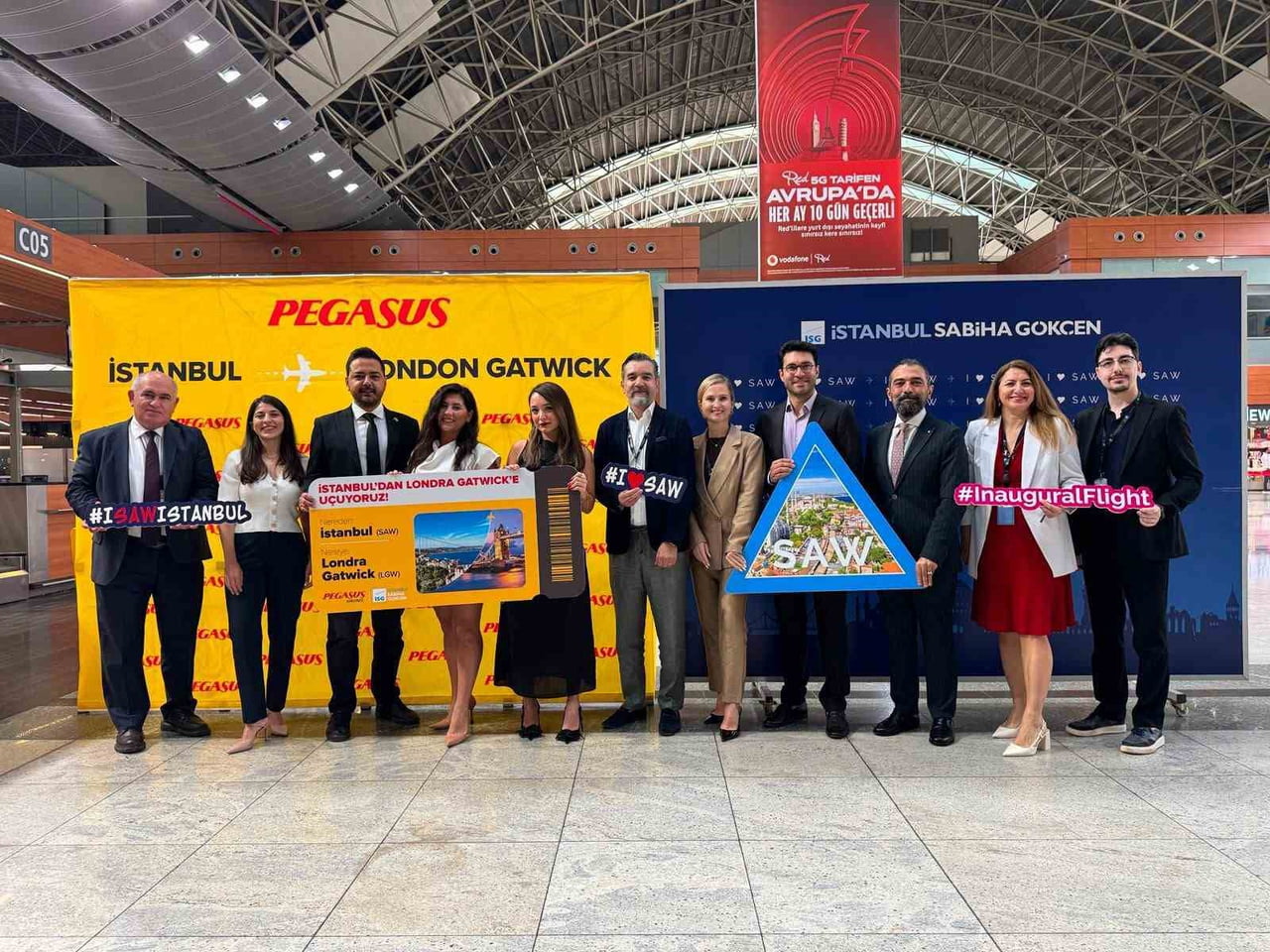 İSTANBUL SABİHA GÖKÇEN ULUSLARARASI HAVALİMANI, PEGASUS HAVA YOLLARI’NIN LONDRA GATWİCK...