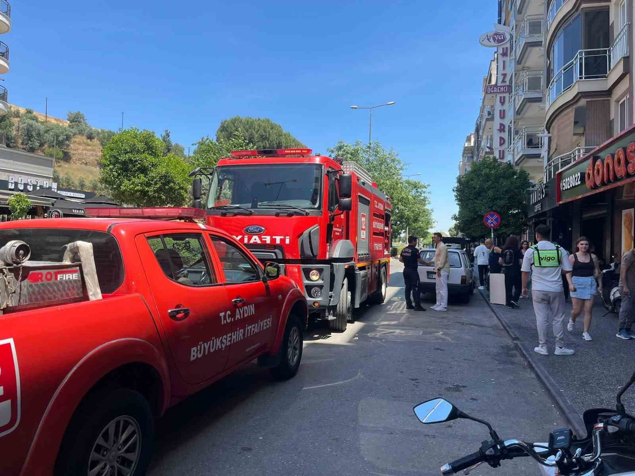 İTFAİYEDEN HIZLI MÜDAHALE