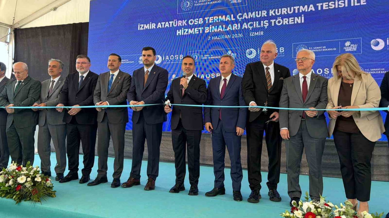 İZMİR SANAYİSİNE 172 MİLYON LİRALIK ÇAMUR KURUTMA TESİSİ YATIRIMI