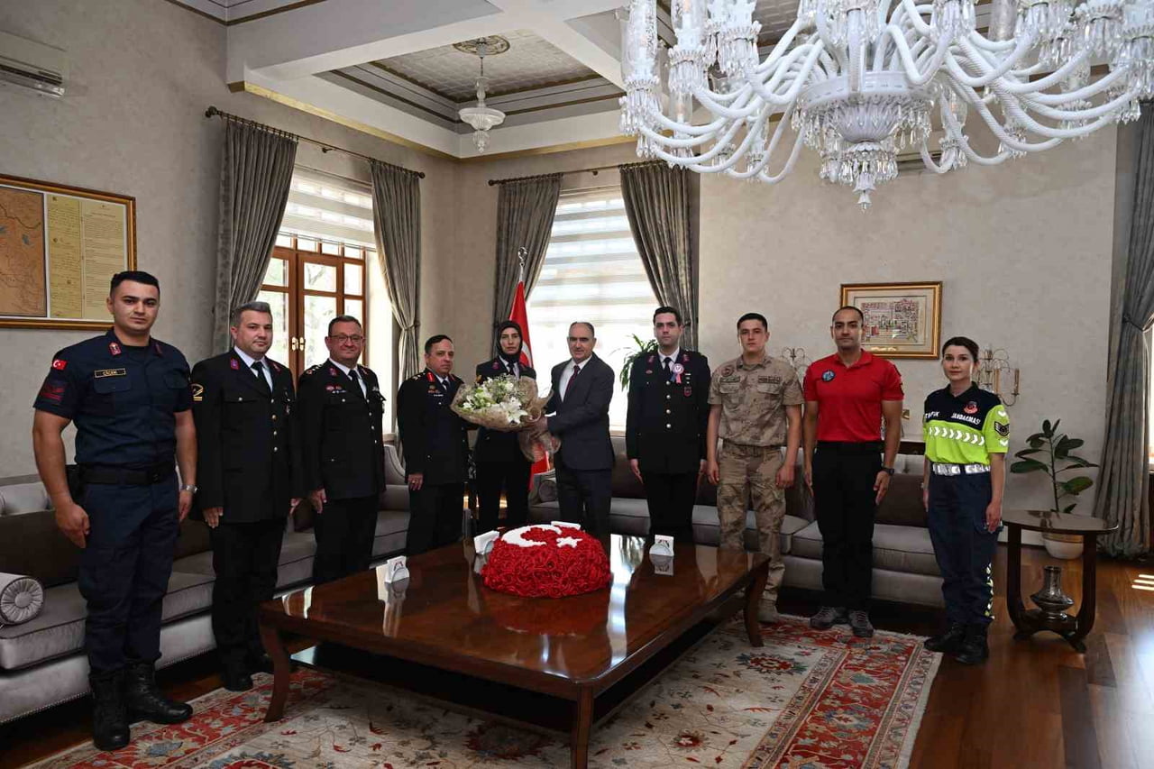 JANDARMA TEŞKİLATININ 187. KURULUŞ YIL DÖNÜMÜ DOLAYISIYLA İL JANDARMA KOMUTANI TUĞGENERAL İLHAN...