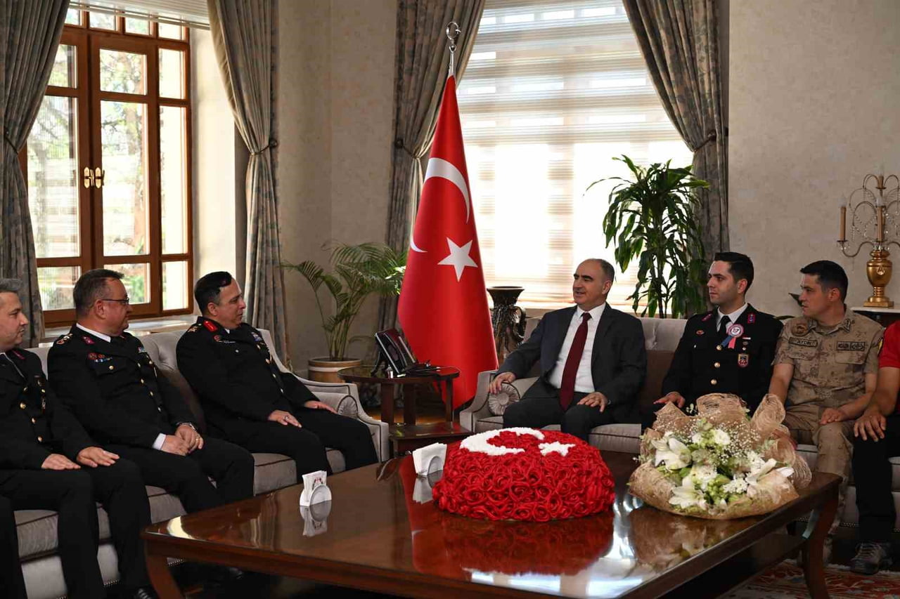 JANDARMA TEŞKİLATININ 187. KURULUŞ YIL DÖNÜMÜ DOLAYISIYLA İL JANDARMA KOMUTANI TUĞGENERAL İLHAN...