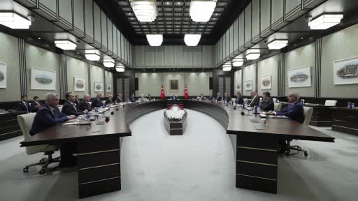 Kabine Toplantısı Cumhurbaşkanı Erdoğan başkanlığında başladı
