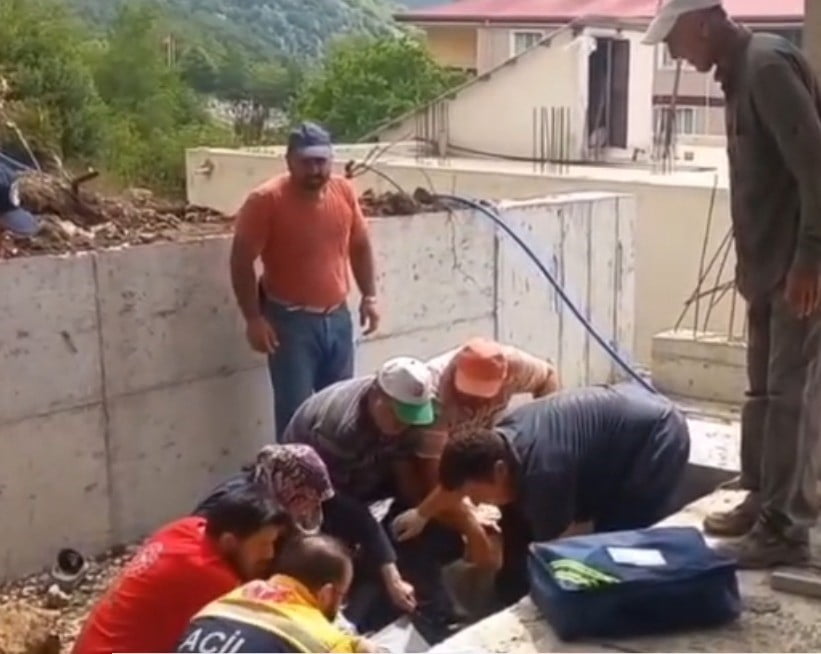 KAHRAMANMARAŞ'IN ANDIRIN İLÇESİNDE BİR İNŞAATTA ÇALIŞAN İŞÇİ, YÜKSEKTEN DÜŞMESİ SONUCU AĞIR...