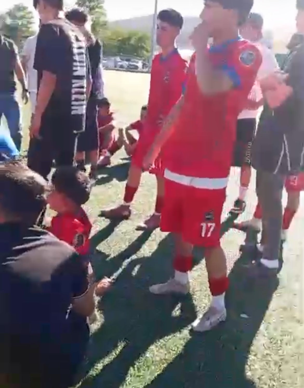KAHRAMANMARAŞ’IN TÜRKOĞLU İLÇESİNDE OYNANAN 2. AMATÖR LİG ŞAMPİYONLUK MAÇININ ARDINDAN ÇIKAN KAVGA...