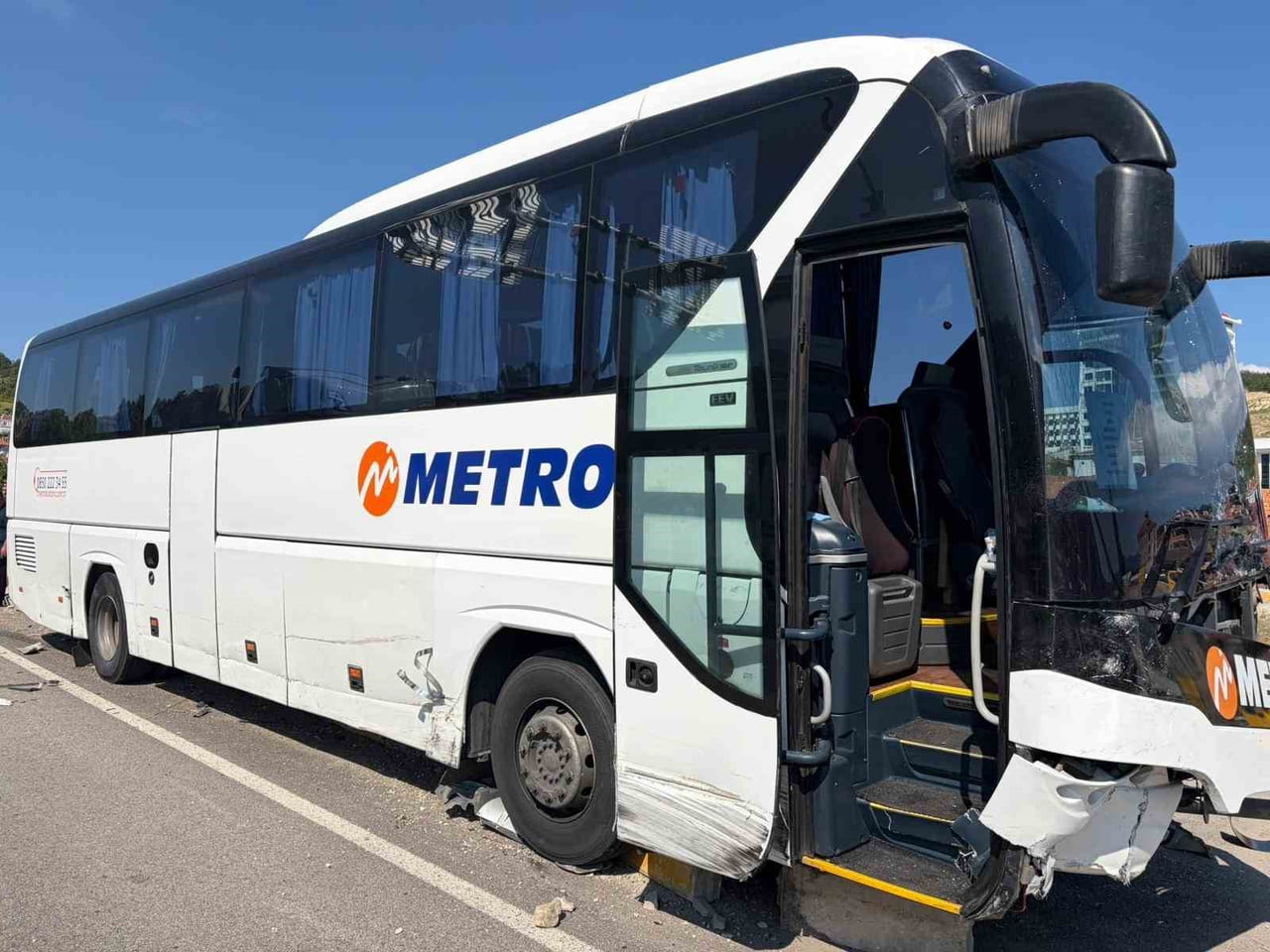 KARABÜK’ÜN ESKİPAZAR İLÇESİNDE OTOBÜSÜN KARIŞTIĞI ZİNCİRLEME TRAFİK KAZASINDA 2 KİŞİ...