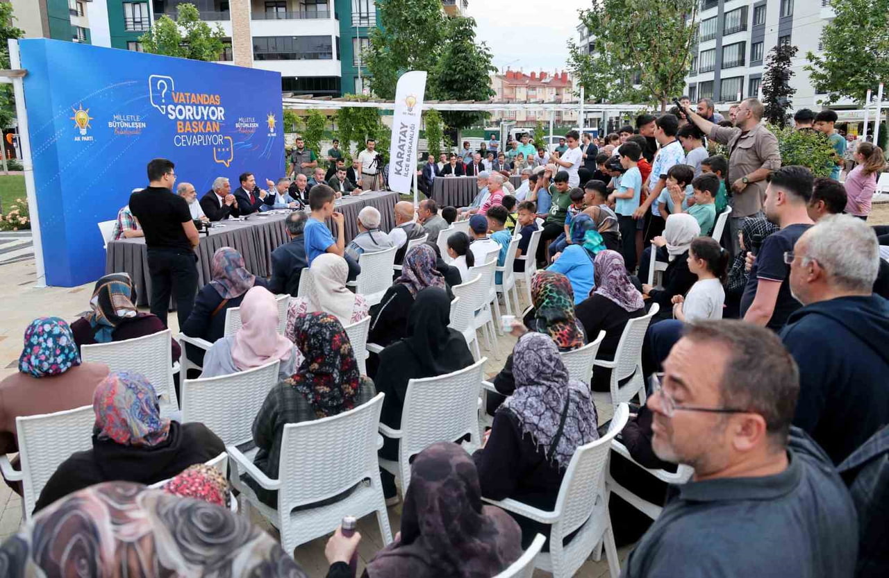 KARATAY İLÇESİNDE DÜZENLENEN "VATANDAŞ SORUYOR, BAŞKAN CEVAPLIYOR" BULUŞMALARINDA MAHALLE...