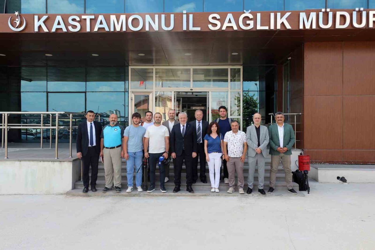KASTAMONU İL SAĞLIK MÜDÜRÜ DR. YAVUZYILMAZ VE BERABERİNDEKİLER