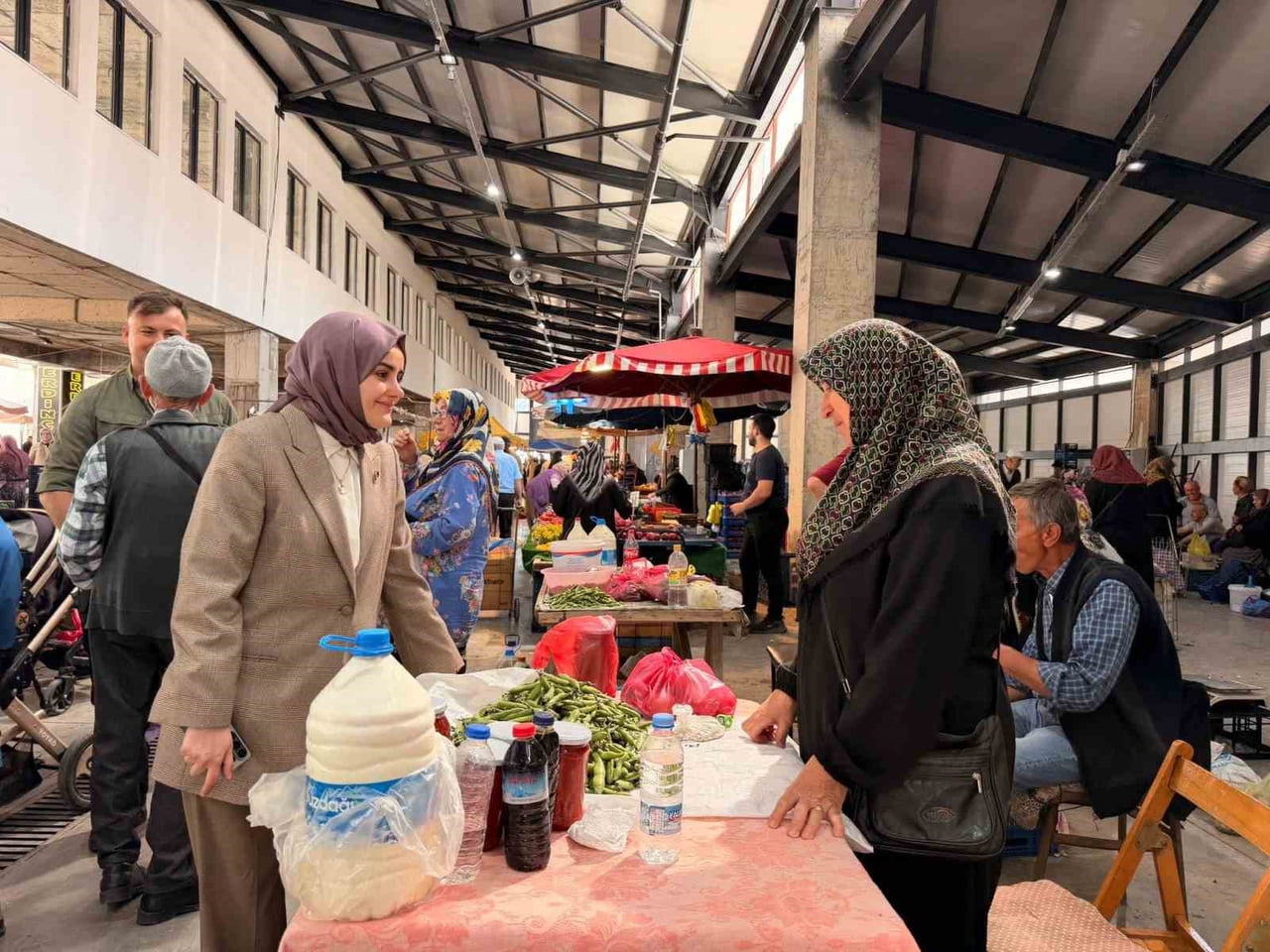 KAYMAKAM ODABAŞI VATANDAŞLARLA BULUŞTU