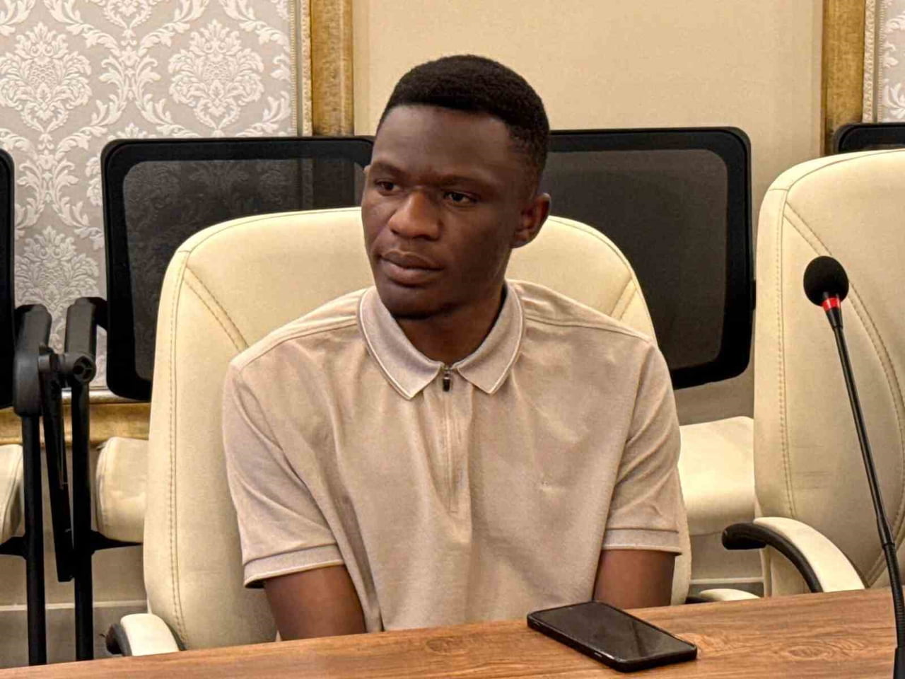 KAYSERİ'DE YAŞAYAN ZAMBİYA VATANDAŞI DOMİNİC SİNGOMA, MÜSLÜMAN OLARAK 'MUSA' ADINI ALDI.