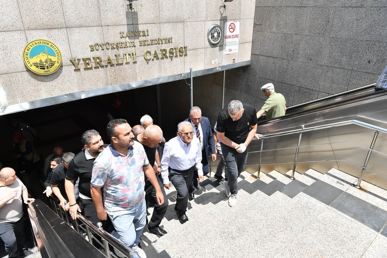 KAYSERİ BÜYÜKŞEHİR BELEDİYE BAŞKANI DR. MEMDUH BÜYÜKKILIÇ; KENTİN ÖNEMLİ TİCARET MERKEZLERİNDEN...