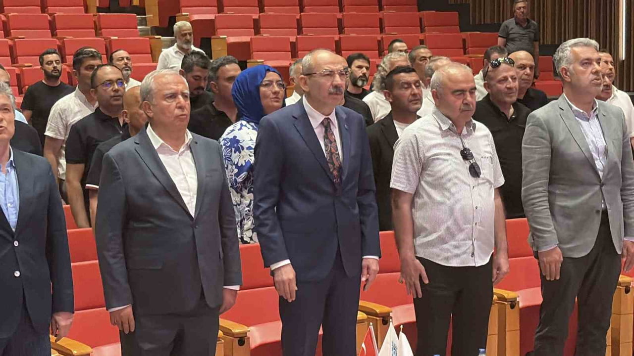 KAYSERİ TİCARET ODASI’NDA (KTO) MAYIS VE HAZİRAN AYI MECLİS TOPLANTISI’NDA KONUŞAN  KTO YÖNETİM...