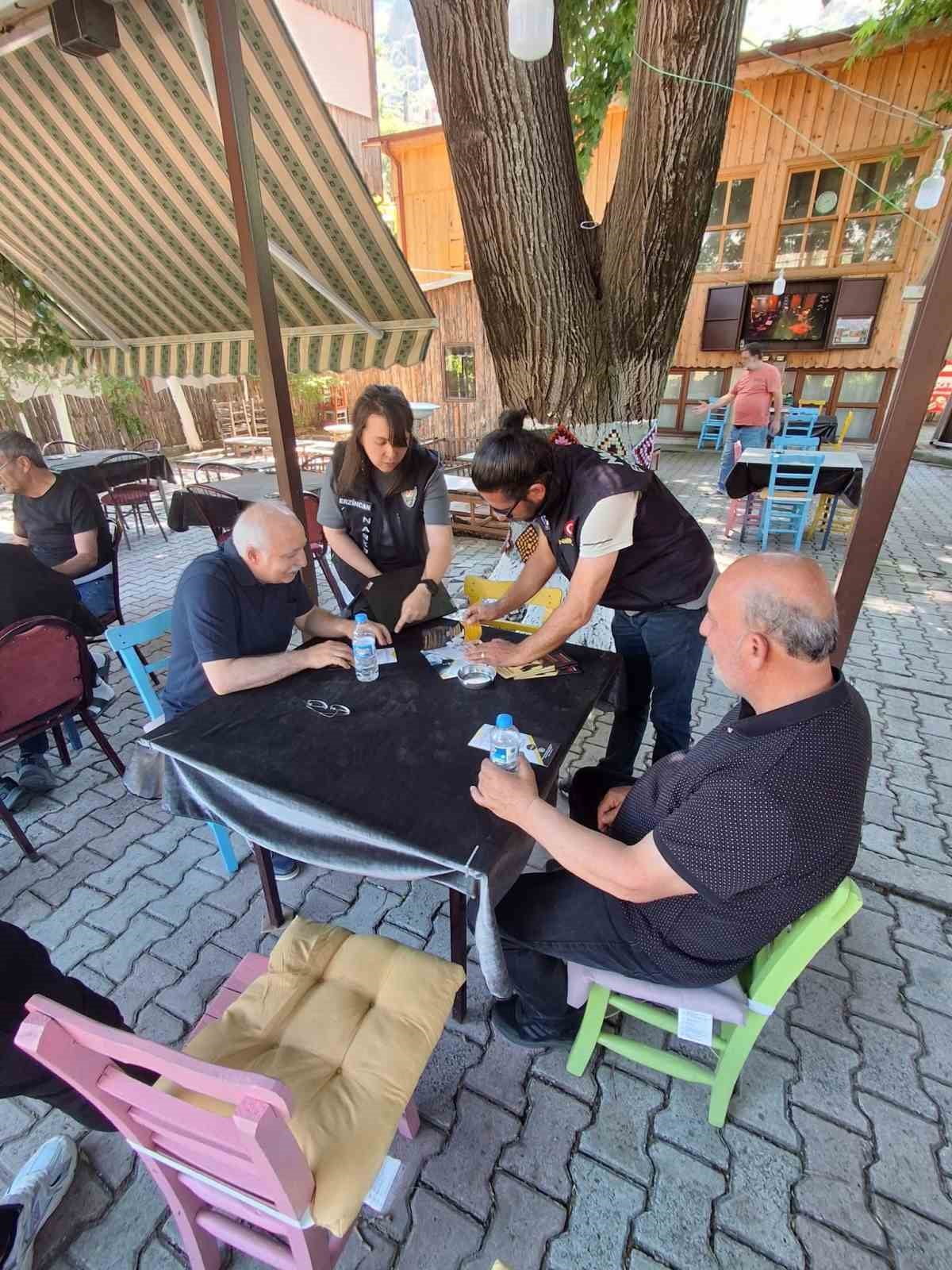KEMALİYE'DE UYUŞTURUCUYLA MÜCADELE KAPSAMINDA BİLGİLENDİRME ÇALIŞMASI YAPILDI