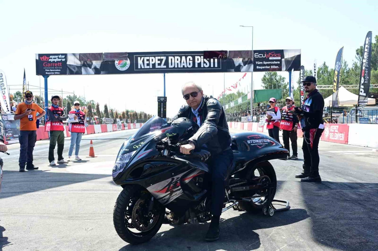 KEPEZ BELEDİYESİ İLE TÜRKİYE MOTOSİKLET FEDERASYONU İŞ BİRLİĞİNDE DÜZENLENEN TÜRKİYE MOTODRAG...