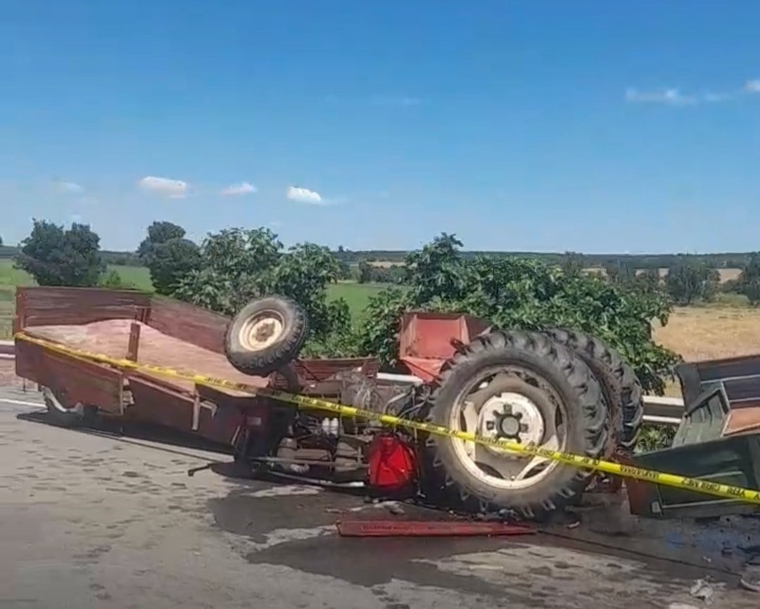 KIRKLARELİ'NDE TIR İLE TRAKTÖRÜN KARIŞTIĞI TRAFİK KAZASINDA AĞIR YARALANAN TRAKTÖR SÜRÜCÜSÜ YÜCEL...