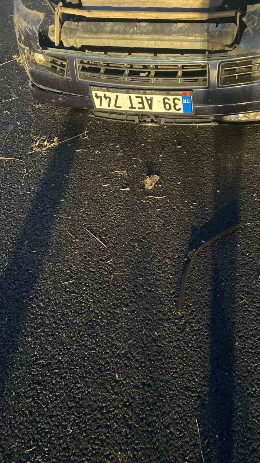 KIRKLARELİ’NİN LÜLEBURGAZ İLÇESİ SAKIZKÖY İLE UMURCA MEVKİLERİ ARASINDAKİ AVRUPA OTOYOLU’NDA...